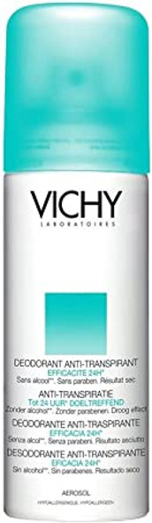 Vichy Deodorant 48 Hour No-Trace Anti-Perspirant Deodorant Spray 125ml