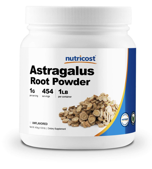 Nutricost Astragalus Root Powder 1LB - Gluten Free, Non-GMO, Vegetarian
