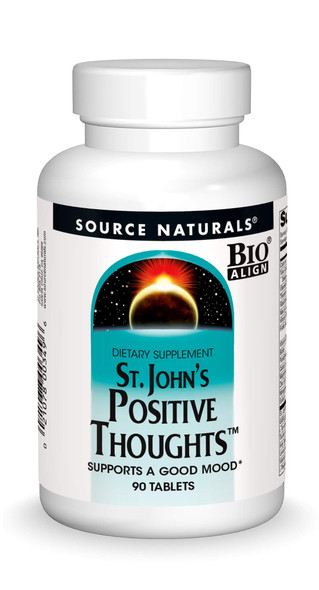 Source Naturals St. John'S Positive Thoughts - Supports A Good Mood - 90 Tablets