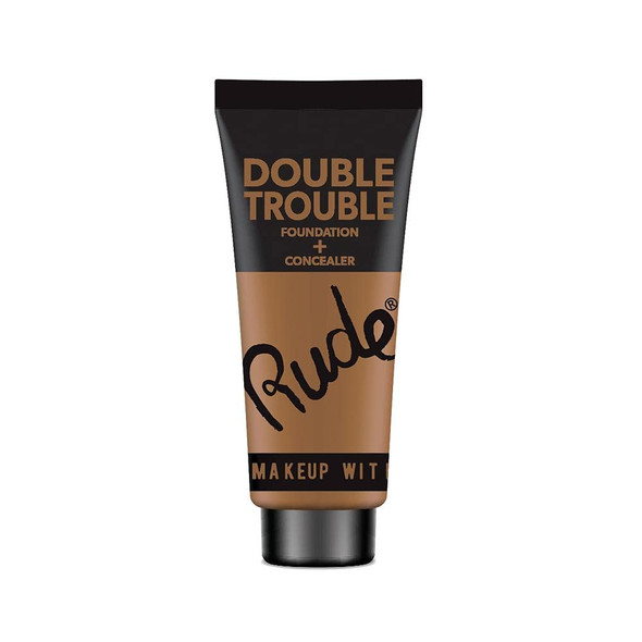 Rude  Double Trouble Foundation  Concealer  Ivory
