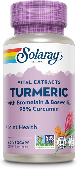 Solaray - Guaranteed Potency Turmeric Root Extract, 200 mg | 60 Capsules Solaray - Guaranteed Potency Turmeric Root Extract, 200 mg | 60 Capsules