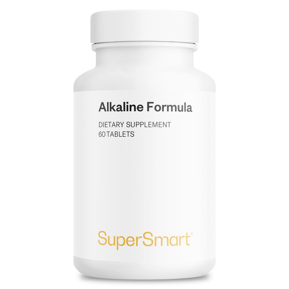 Supersmart  Alkaline Formula  with Licorice Root Extract Calcium  Magnesium Citrate  Helps Balance The Bodys pH  NonGMO  Gluten Free  60 Vegetarian Capsules