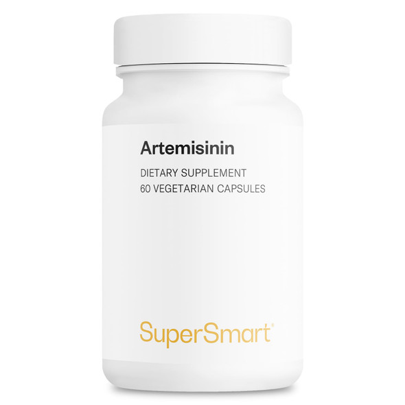 Supersmart  Artemisinin 300 mg Per Day  Artemisia Annua Standardized to 98 Artemisinin  Boost Immune System  NonGMO  Gluten Free  60 Vegetarian Capsules