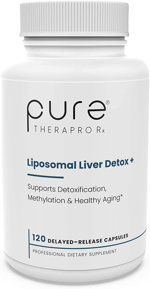 Liposomal Liver Detox  120 AcidResistant VCaps  SoyFree Liposomal Format Containing Methylation Nutrient Cofactors  Supports Liver Detox and Cleansing  Vegan