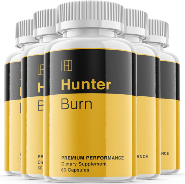 Hunter Burn Advanced Formula Supplement Pills 5 Pack