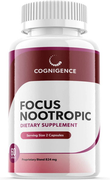 Cognigence Focus Nootropic Memory Booster Pills 1 Pack