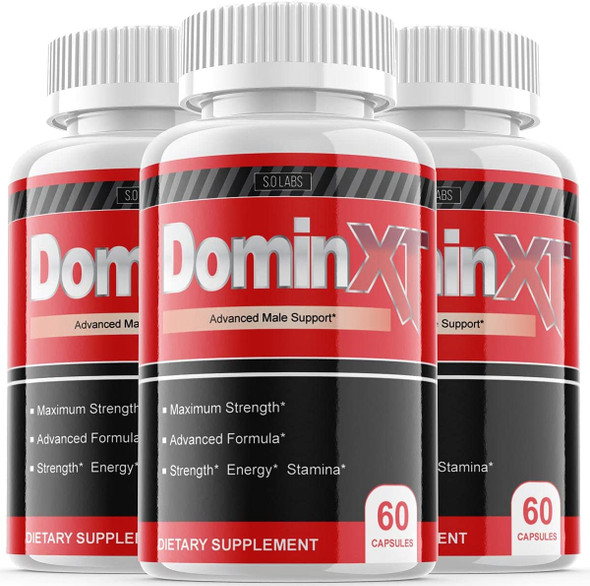 Dominxt Muscle Formula Pills Advance Booster Supplement XT Builder 3 Pack