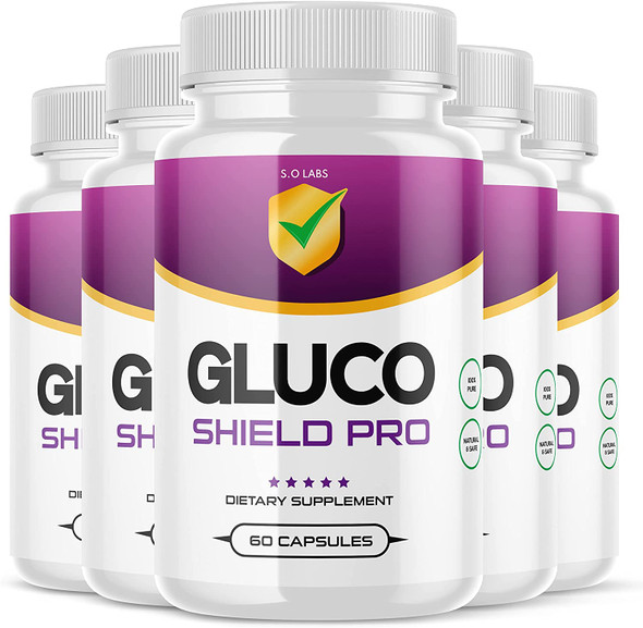 Gluco Shield Pro Supplement Pills 5 Pack