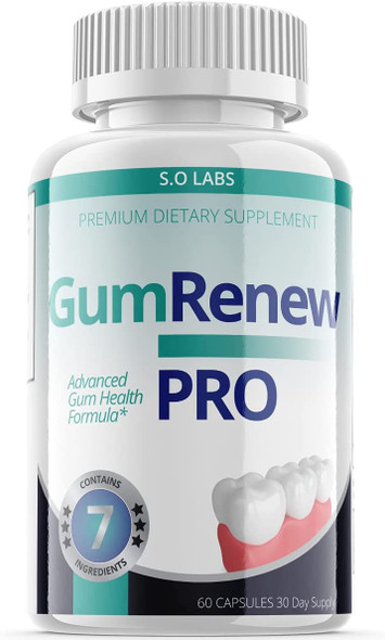 Gum Renew Pro Pills for Teeth Probiotics Advanced Health Formula Gumrenewpro Renewal Advacne Tooh Gumrenew for Gums 1 Pack