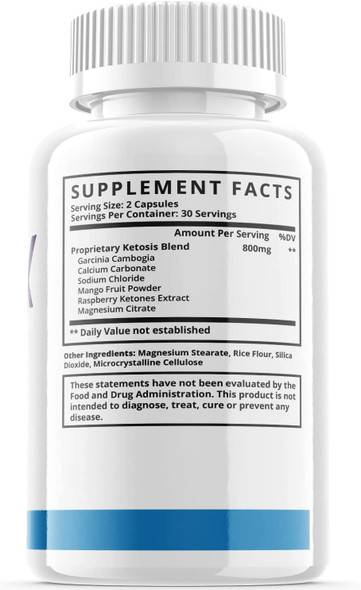 Ketosis FBX Advanced Formula Supplement Pills 2 Pack