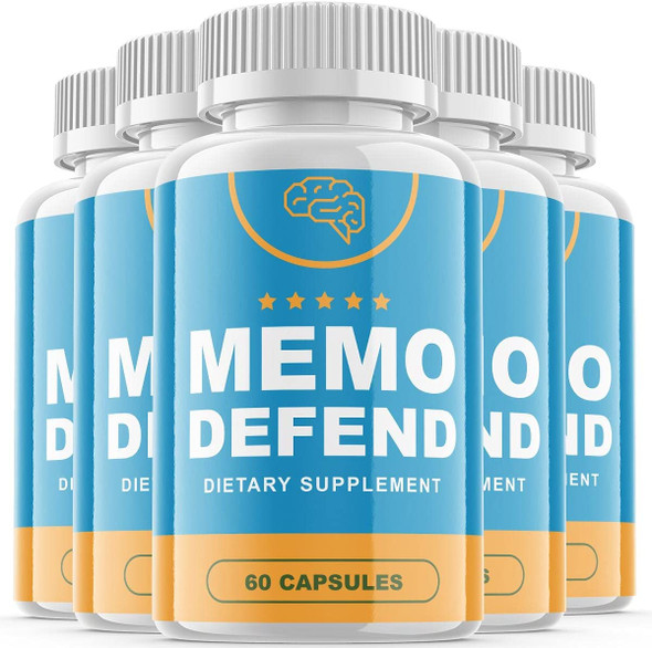 Memo Defend for Memory Supplement Pills 5 Pack