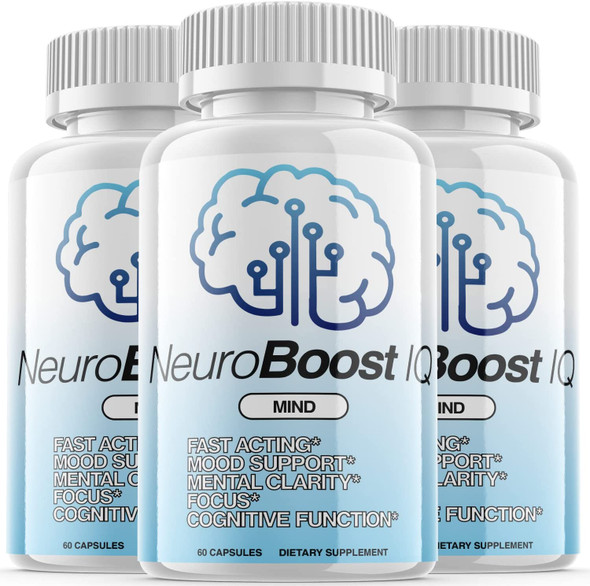 Neuro Boost IQ Brain Supplement 3 Pack