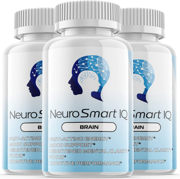 Neuro Smart IQ  Neurosmart IQ Brain Pills Advanced Nootropic Supplement 3 Pack
