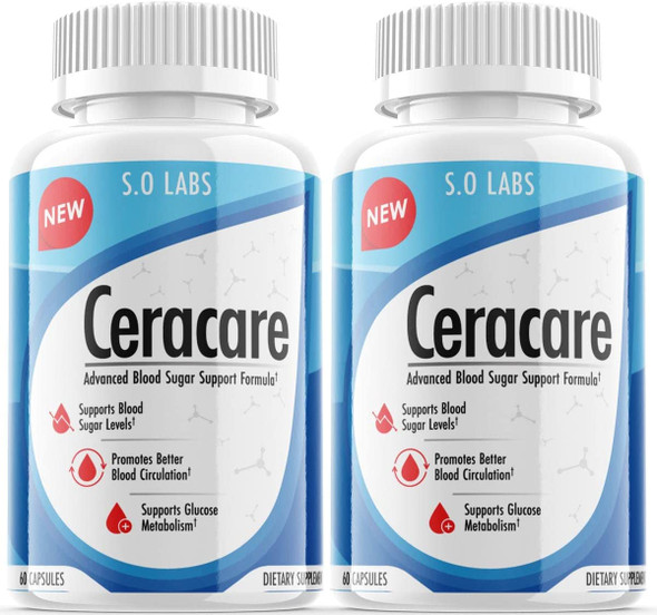 Official Ceracare  Advanced Blood Support Formula Ceracare Max Strength 2 Pack