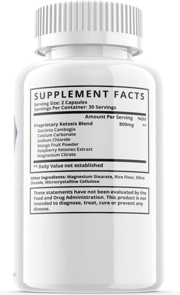 Optimal Max Ketos Advanced Ketogenic Supplement Pills 1 Pack