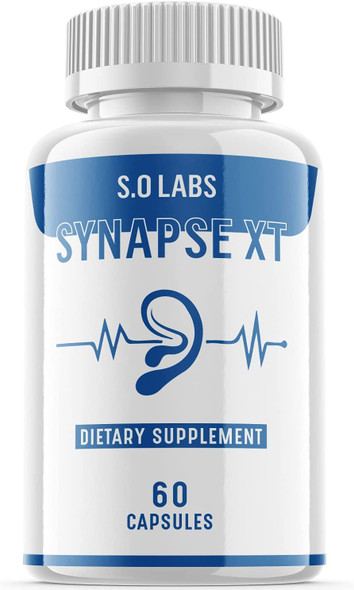 Synapse XT for Tinnitus Supplement Pills Premium Synapse XT Relief Supp Capsules for The Original Brand Only 1 Pack