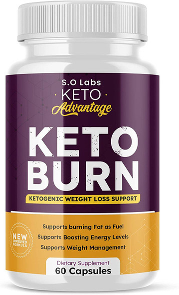 Keto Advantage Keto Burn Weight Management Pills 1500 for Diabetics Ketogenic Advanced Ketosis Formula 60 Capsules
