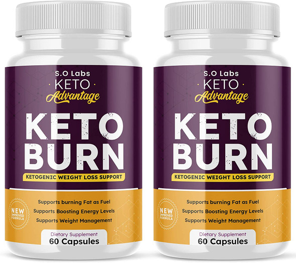 2 Pack Keto Advantage Keto Burn Weight Management Pills 1500 for Diabetics Ketogenic Advanced Ketosis Formula 120 Capsules