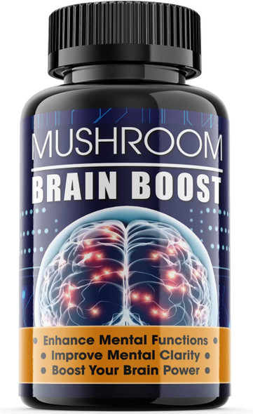 Mushroom Brain Boost Nootropic Pills 1 Pack