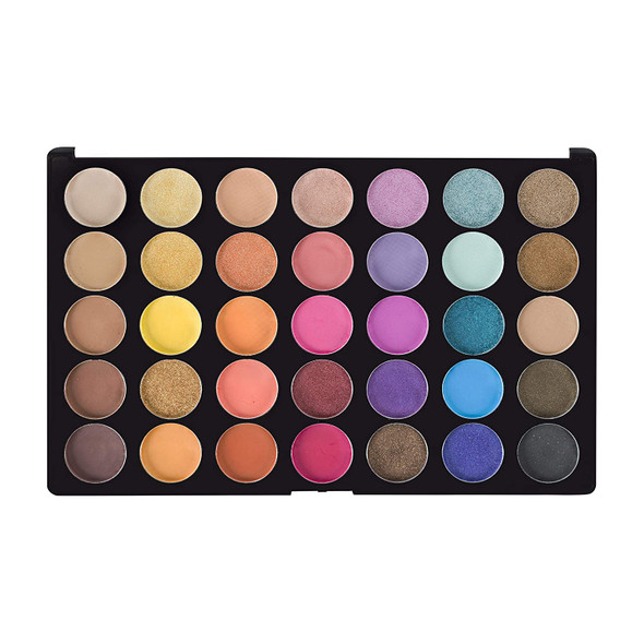 Profusion Cosmetics 35 Shade Eyeshadow Palette Collection  Ultrasoft Smooth and SkinFriendly with Long Lasting Makeup Palette Festival