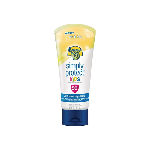 Banana Boat Simply Protect Sunscreen Lotion for Kids SPF 50+, 6 oz