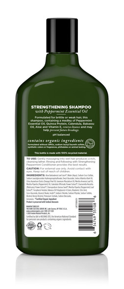 Avalon Organics Revitalizing Peppermint Shampoo 11 ounces