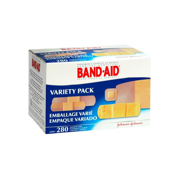 BAND-AID Brand Flexible Fabric Adhesive Bandages for Wound Care & First Aid,  1 Box Extra Large Size 10 ct and 1 Box All One Size 100 ct  1 ea - Kiwla