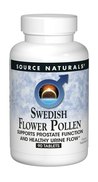Source Naturals Swedish Flower Pollen Extract Supplement - 90 Tablets (Pack of 2)
