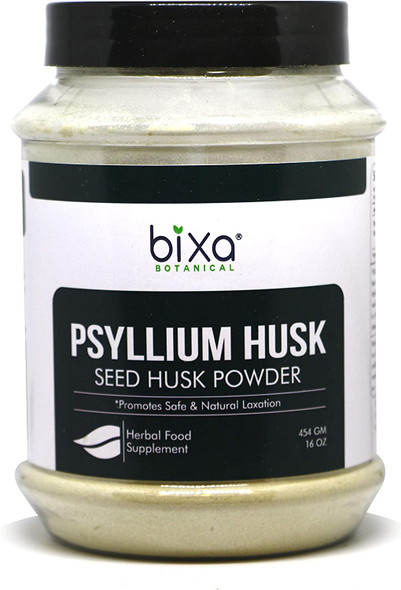 Psyllium Husk PowderPlantago Ovata1Pound/16 OzDaily Laxative Fibre  Natural Dietary Supplementmaintains Gut Intestinal Motility  eliminates Toxic Waste