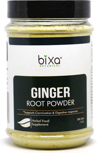 Ginger Powder  200g 7 Oz Zingiber officinale  Natural Carminative  Digestive Supplement  It Clears Sore Throat and Reduces Cold  Ayurvedic Herb to Reduce Flatulence  spasm of Stomach