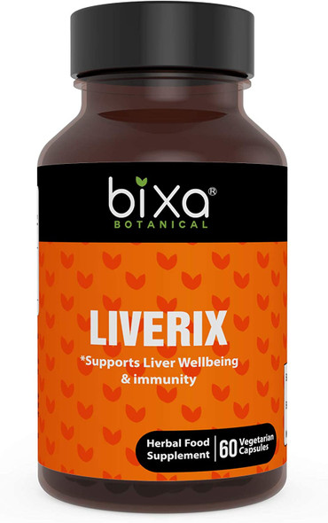 Liverix Capsules Guduchi Giloy Phyllanthus Niruri Kutaki Extract Supports Liver Wellbeing  Immunity  60 Veg Capsules 450Mg