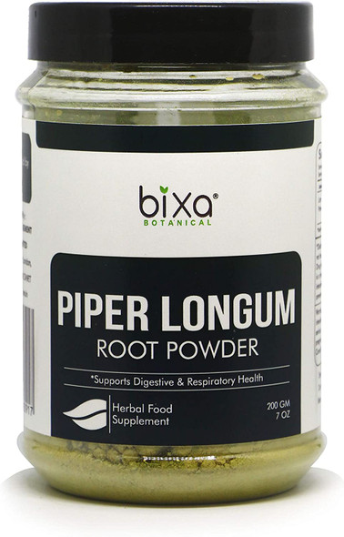 Pippali Mool Powder Pippali Root/ Piper longum Root  200g 7 Oz Ayurvedic Herbal Supplement by Bixa Botanical