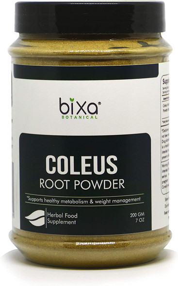 Coleus Root Powder Coleus forskohlii Supports Healthy Metabolism  Weight Management by Bixa Botanical  7 Oz 200g