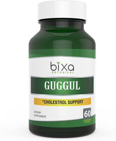 Bixa Botanical Guggul Extract Ayurvedic Herb for Cholesterol Level  Lipid Metabolism Herbal Supplement to Improve Blood Circulation AntiInflammatory Veg Capsules 60 Count 450mg