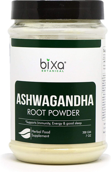 Ashwagandha Root Powder Withania Somnifera Root by Bixa Botanical 7 Oz / 200g