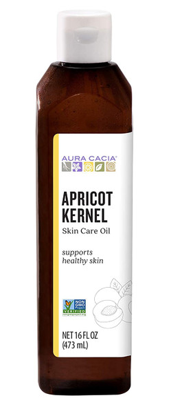 Aura Cacia Apricot Kernel Skin Care Oil  16 fl. oz.