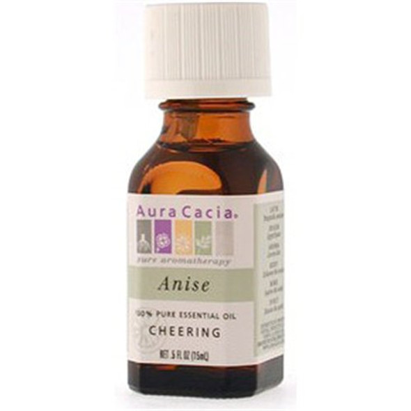 Essential Oil Anise pimpinella anisum .5 fl oz from Aura Cacia