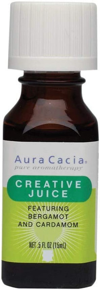 Aura Cacia Creative Juice Essential Solution  Oil 0.5 Ounce  3 per case.3