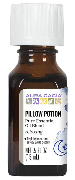 Aura Cacia Pillow Potion Essential Oil Blend  0.5 fl. oz.