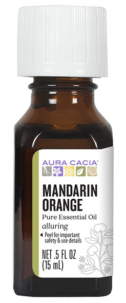 Aura Cacia Pure Botanical Essence Mandarin Orange 0.5
