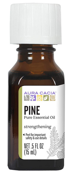 Aura Cacia Pure Pine Essential Oil 0.5 fl. oz. Pinus sylvestris