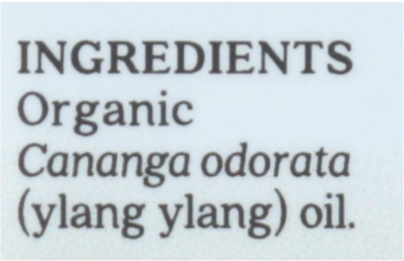 Aura Cacia Organic Ylang Ylang Essential Oil 1x.25 Oz
