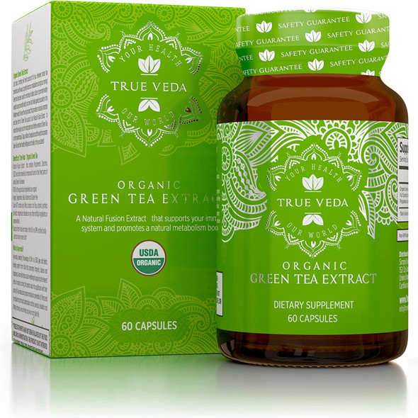 Organic Green Tea Extract Capsules  Usda Organic Certified  60 Green Tea Capsules  Green Tea Pills  Egcg Green Tea Extract  50 Polyphenols Egcg Supplements