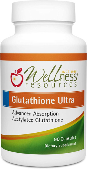 Glutathione Ultra  Highest Absorption SAcetyl Glutathione 100 mg Emothion Antioxidant for Cells Liver Immune Health 90 Capsules