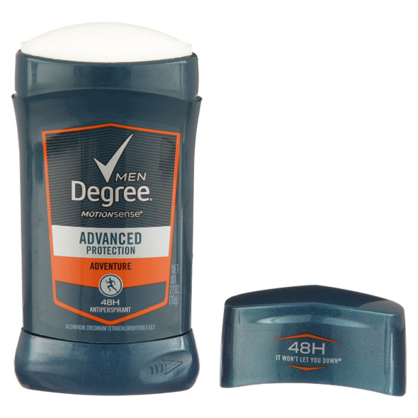 Degree Adrenaline Invisible Solid Adventure, Size: 2.7 Oz