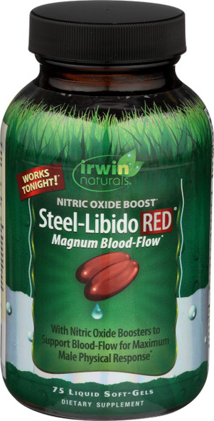Irwin Naturals Steel-libido Red, 75 Count