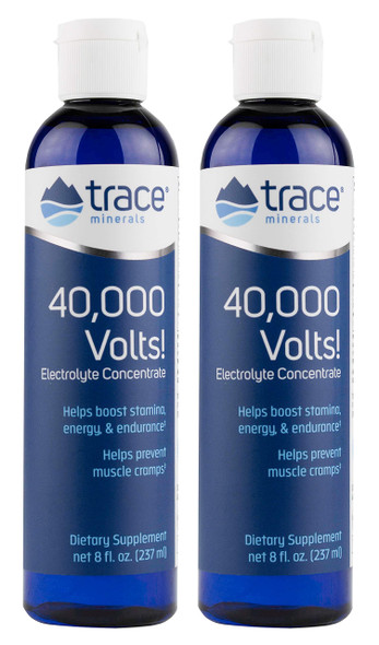 Trace Minerals 40,000 Volts, 8-Ounce (Pack of 2)