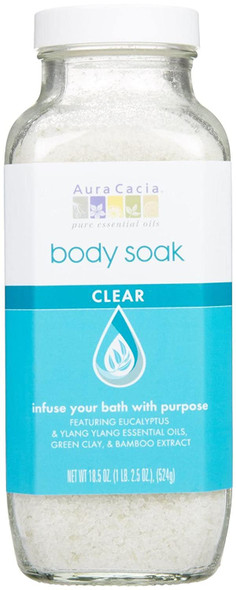 Aura Cacia Body Soak - Clear - 18.5 oz