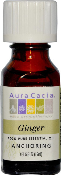 Aura Cacia Ginger Essential Oil 1x 0.5OZ