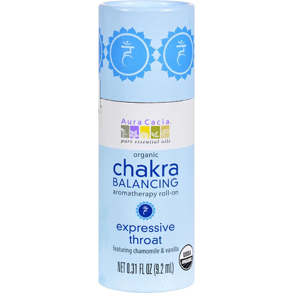 Aura Cacia Chakra Rollon Exprsv Thro